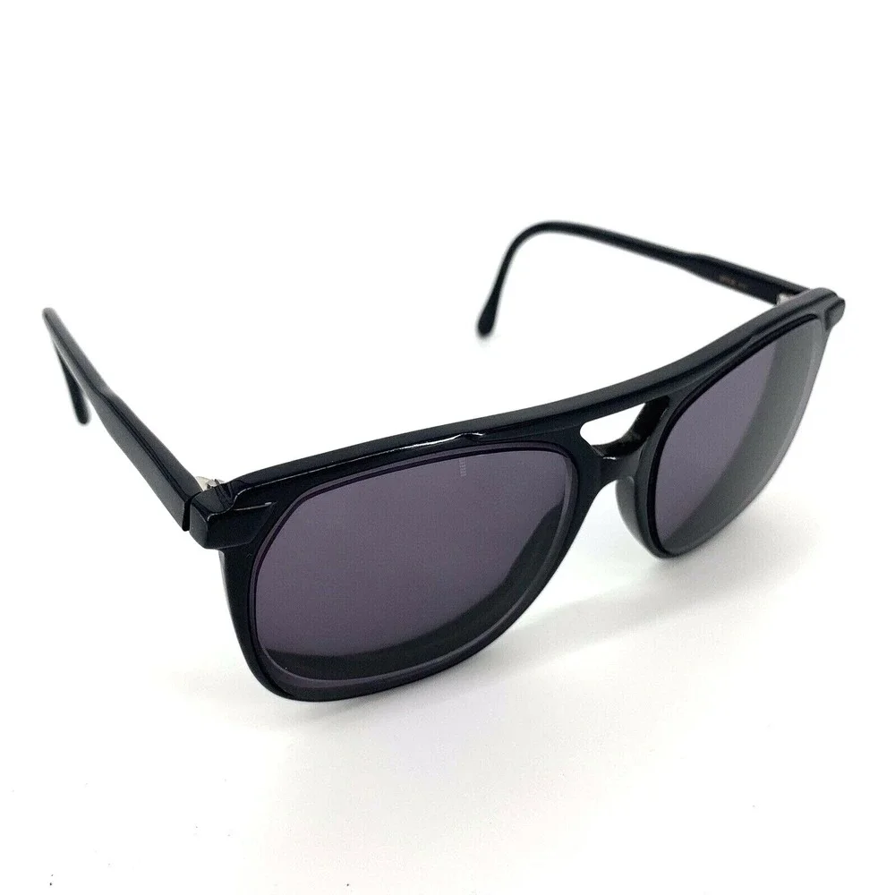 Vintage Ray Ban F1 Black‎ Oversized Purple Lens B & L France 1970s FRAMES ONLY!
